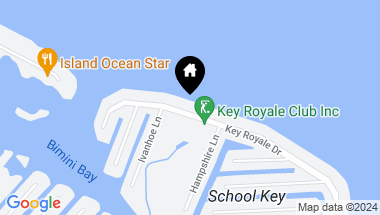 Map of 699 KEY ROYALE DR, HOLMES BEACH FL, 34217