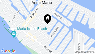 Map of 312 HARDIN AVE, ANNA MARIA FL, 34216
