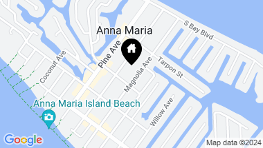Map of 408 MAGNOLIA AVE, ANNA MARIA FL, 34216