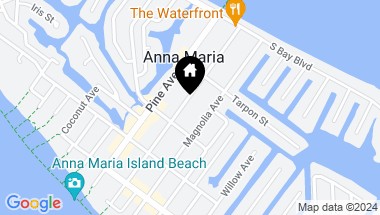 Map of 411 SPRING AVE, ANNA MARIA FL, 34216