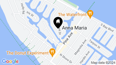 Map of 127 CRESCENT DR, ANNA MARIA FL, 34216