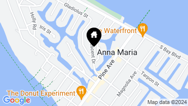 Map of 132 CRESCENT AVE, ANNA MARIA FL, 34216