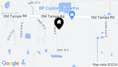 Map of 3008 97TH AVE E, PARRISH FL, 34219