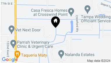 Map of 12345 CEMETARY RD, PARRISH FL, 34219