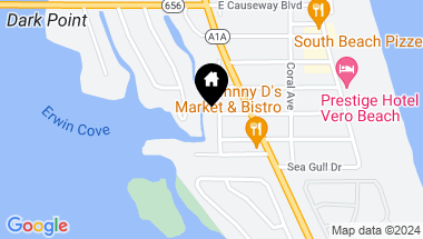 Map of 1421 Club Drive, Vero Beach FL, 32963