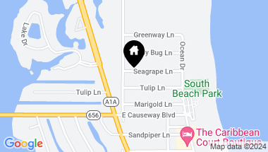 Map of 906 Seagrape Lane, Vero Beach FL, 32963