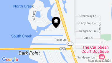 Map of 740 Lagoon Road, Vero Beach FL, 32963