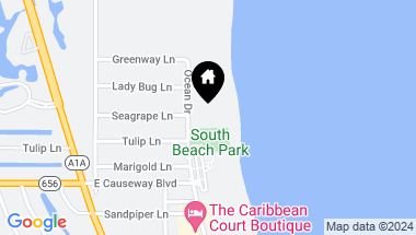 Map of 1746 Ocean Drive, Vero Beach FL, 32963