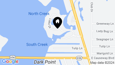 Map of 681 Lake Drive, Vero Beach FL, 32963