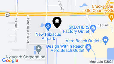 Map of 1890 98th Ave., Vero Beach FL, 32966