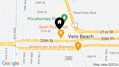 Map of 2045 14th Avenue, Vero Beach FL, 32960