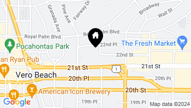 Map of 923 22nd Place 201, Vero Beach FL, 32960