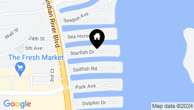 Map of 13 Starfish Drive, Vero Beach FL, 32960