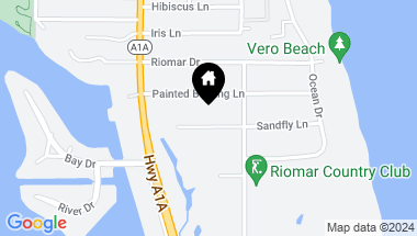 Map of 855 Sandfly Lane, Vero Beach FL, 32963