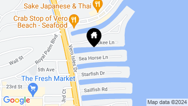 Map of 18 Sea Horse Lane, Vero Beach FL, 32960