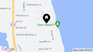 Map of 975 Riomar Drive, Vero Beach FL, 32963