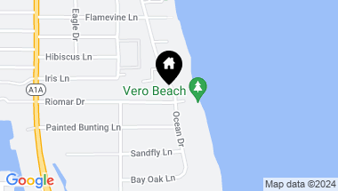 Map of 2501 Ocean Drive, Vero Beach FL, 32963
