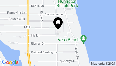 Map of 2640 Cardinal Drive 1, Vero Beach FL, 32963
