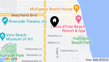 Map of 780 Bougainvillea Lane, Vero Beach FL, 32963
