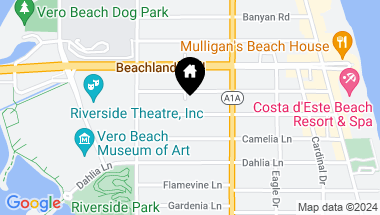 Map of 609 Bougainvillea Lane, Vero Beach FL, 32963