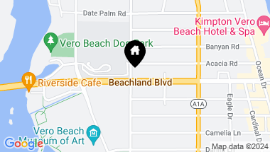 Map of 505 Beachland Blvd., Vero Beach FL, 32963