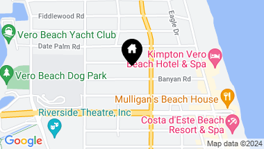 Map of 639 Banyan Road, Vero Beach FL, 32963