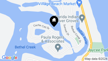 Map of 21 Cache Cay Drive, Vero Beach FL, 32963