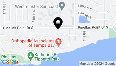 Map of 1079 SERPENTINE DR S, ST PETERSBURG FL, 33705