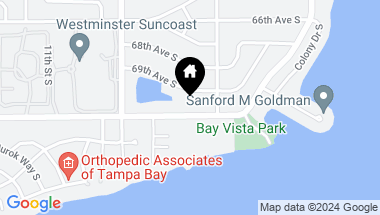 Map of 741 PINELLAS POINT DR S, ST PETERSBURG FL, 33705