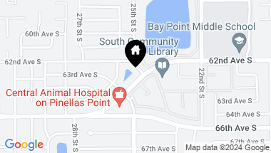 Map of 2505 ROY HANNA DR S, ST PETERSBURG FL, 33712