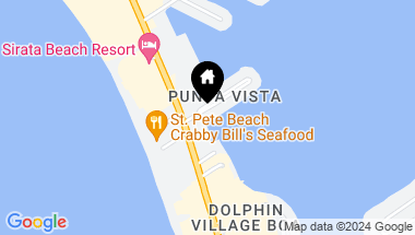 Map of 109 PUNTA VISTA DRIVE, ST PETE BEACH FL, 33706