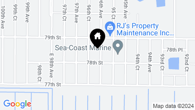 Map of 7835 96th Avenue, Vero Beach FL, 32967