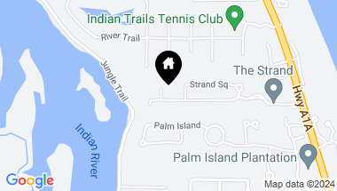 Map of 237 Strand Terrace, Vero Beach FL, 32963