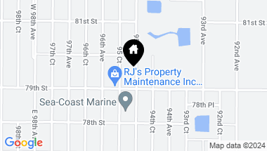 Map of 7945 95th Avenue, Vero Beach FL, 32967