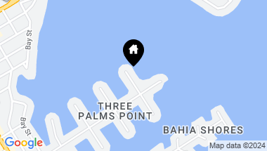 Map of 6441 4TH PALM PT, ST PETE BEACH FL, 33706