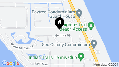Map of 470 Ventura Place, Indian River Shores FL, 32963