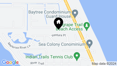Map of 460 Ventura Place, Indian River Shores FL, 32963