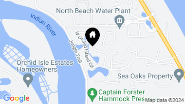 Map of 8795 E Orchid Island Circle, Vero Beach FL, 32963