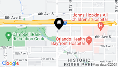 Map of 552 DR MARTIN LUTHER KING JR ST S, ST PETERSBURG FL, 33701