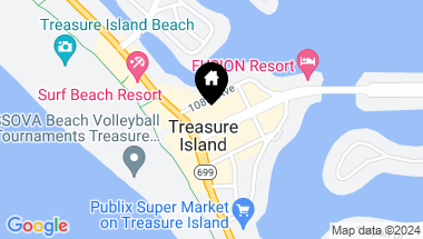 Map of 118-146 107TH AVE, TREASURE ISLAND FL, 33706