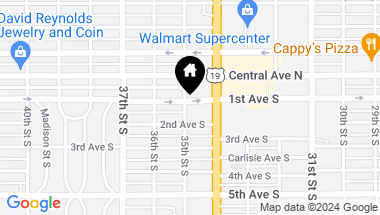 Map of 1ST AVE S, ST PETERSBURG FL, 33711
