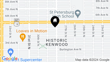 Map of 2800 DARTMOUTH AVE N, ST PETERSBURG FL, 33713