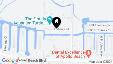 Map of 534 ESTUARY SHORE LN, APOLLO BEACH FL, 33572