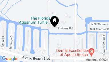 Map of 548 ESTUARY SHORE LN, APOLLO BEACH FL, 33572