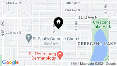Map of 1960 DR MLK JR ST N, ST PETERSBURG FL, 33704