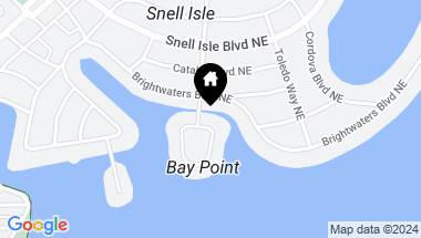 Map of 145 BAY POINT DR NE, ST PETERSBURG FL, 33704