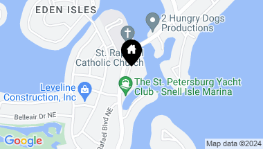 Map of 1325 SNELL ISLE BLVD NE #708, ST PETERSBURG FL, 33704