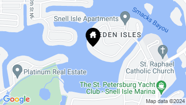 Map of 1049 EDEN ISLE DR NE, ST PETERSBURG FL, 33704