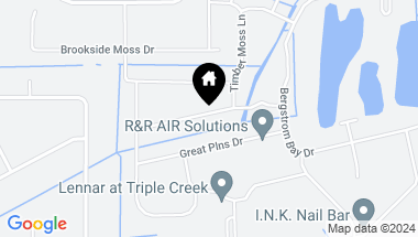 Map of 13294 PEACHLEAF AVE, RIVERVIEW FL, 33579