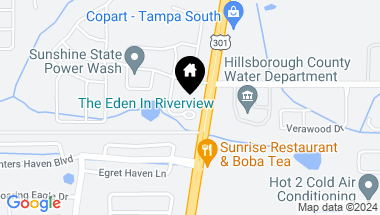 Map of 12240 FAWN BRINDLE ST, RIVERVIEW FL, 33578